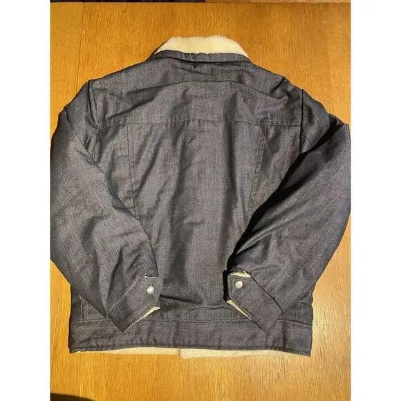 Vintage Grande Bay‎ Sherpa Lined Denim Jacket Men's Size 40